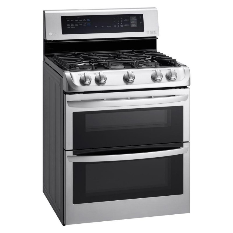 LG LDG4313ST 6.9 cu. ft. Double Oven Gas Range with ProBake Convection